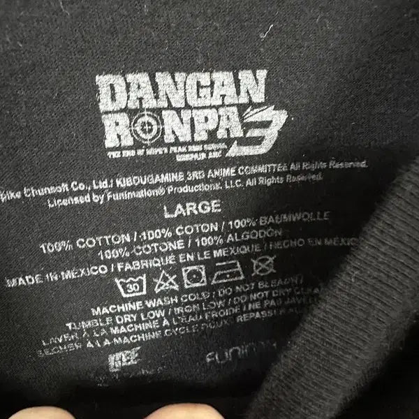 [BUNJANG] [L] DANGANRONPA 단칸론파시리즈 카툰 반팔티 / [L] DANGANRONPA 단칸론파시리즈 카툰 반팔티