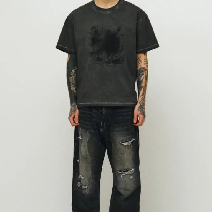 [SOLD OUT] 엔도어 빈티지 크롭 반팔 티셔츠 새제품 싸게 팔아요