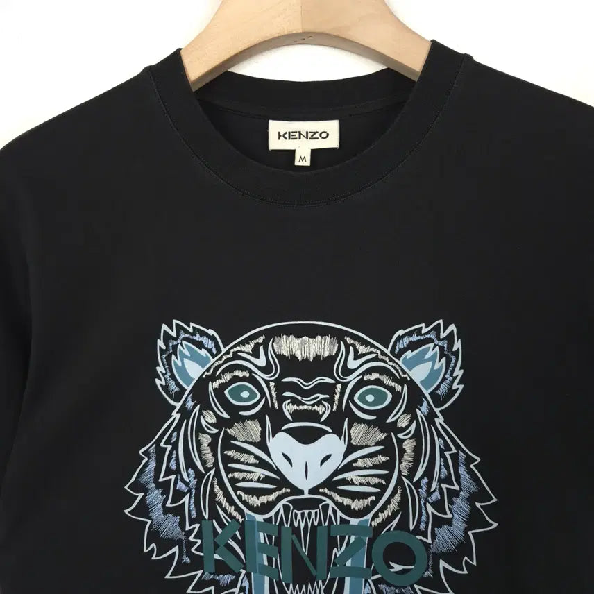 [SOLD OUT] [95-100] 겐조 블랙 타이거 프린팅 반팔 티셔츠