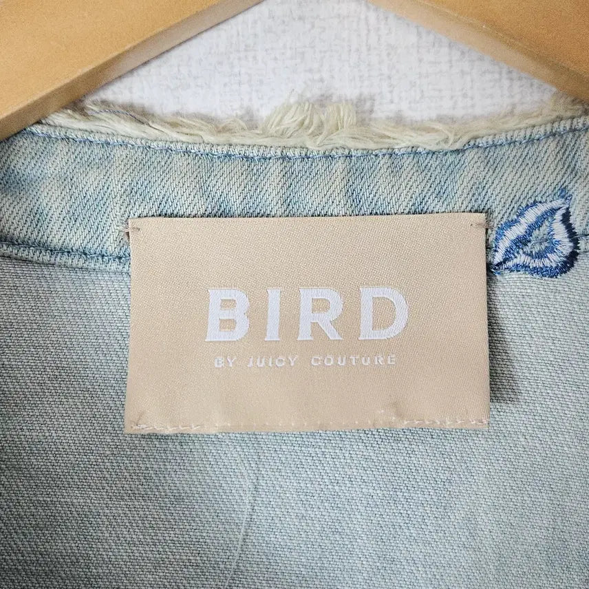 [BUNJANG] 한섬 버드 BIRD 골드버튼 데님자켓 자수 82 / 한섬 버드 BIRD 골드버튼 데님자켓 자수 82