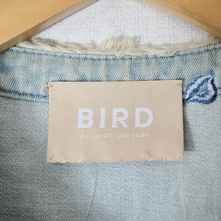 [BUNJANG] 한섬 버드 BIRD 골드버튼 데님자켓 자수 82 / 한섬 버드 BIRD 골드버튼 데님자켓 자수 82