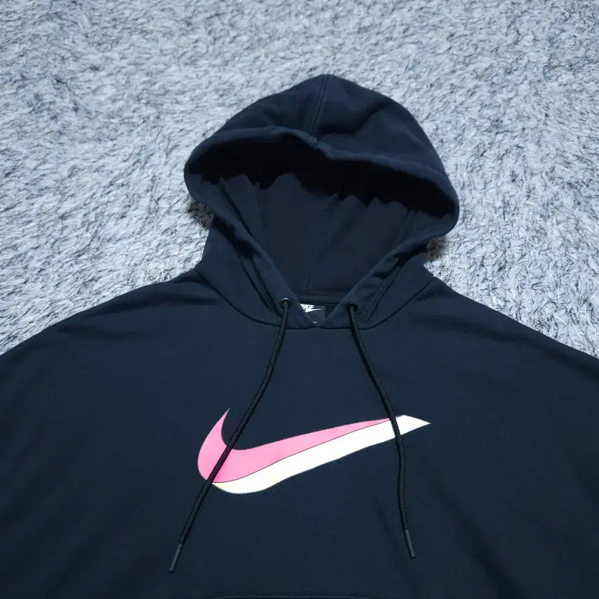 [SOLD OUT] 나이키) L 여자 오버핏 스우시 크롭후드티 / 왕눈이샵