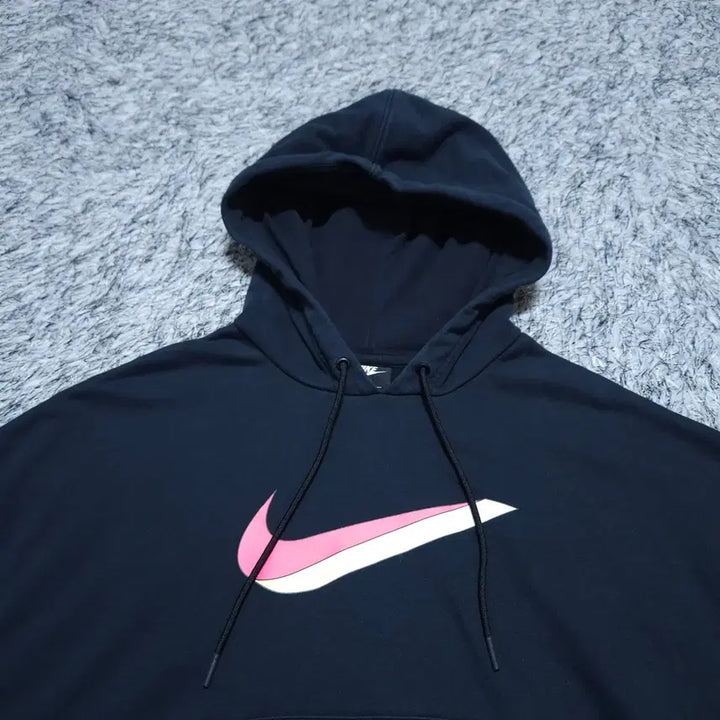 [SOLD OUT] 나이키) L 여자 오버핏 스우시 크롭후드티 / 왕눈이샵