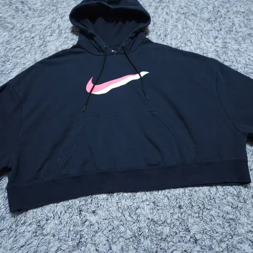 [SOLD OUT] 나이키) L 여자 오버핏 스우시 크롭후드티 / 왕눈이샵