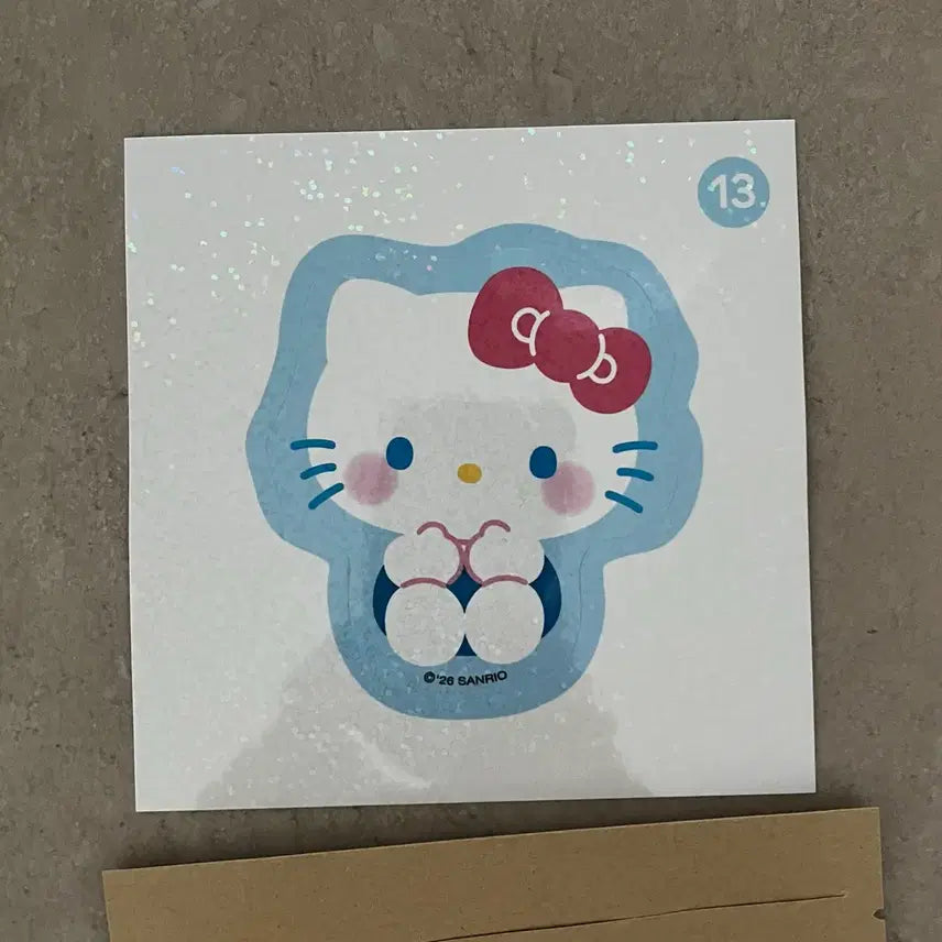 [BUNJANG] 산리오 달콤쌀과자 스티커 띠부씰 헬로키티 / 산리오 달콤쌀과자 스티커 띠부씰 헬로키티