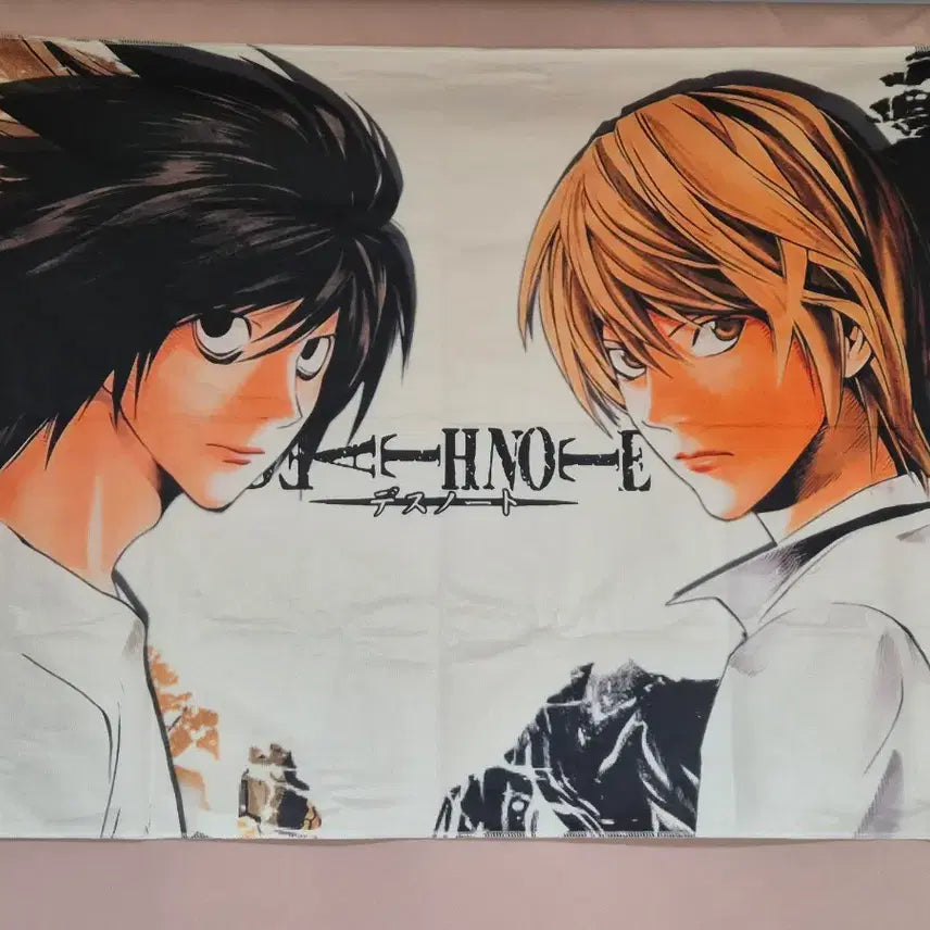 [BUNJANG] Death Note L &amp; Light Fabric Poster / 데스노트 패브릭 포스터 엘&amp;라이토