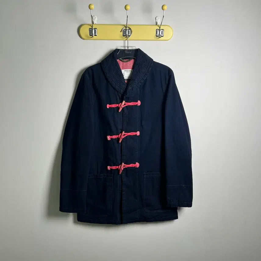 [BUNJANG] Schott Perfecto Navy Denim Toggle Jacket S / Schott perfecto 쇼트 퍼펙토 네이비 데님 더플 토글 자켓 S