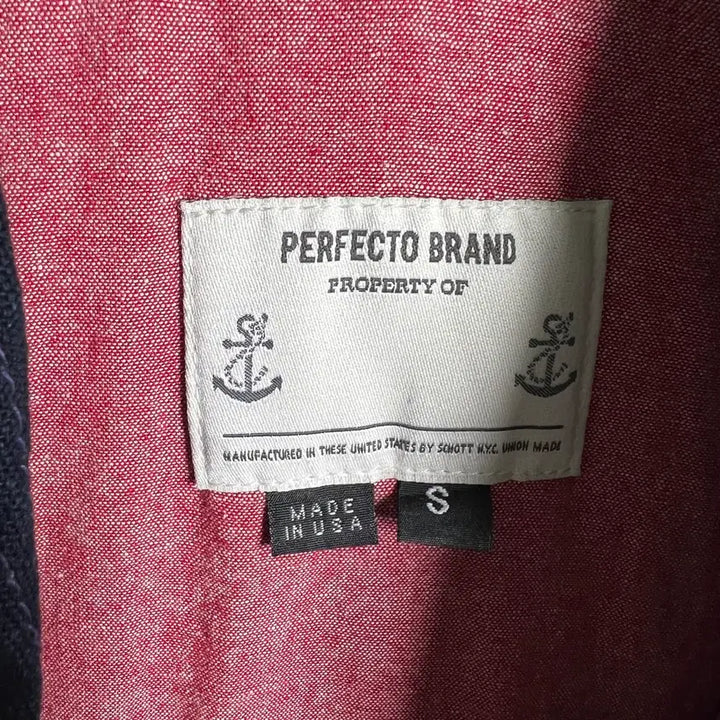 [BUNJANG] Schott Perfecto Navy Denim Toggle Jacket S / Schott perfecto 쇼트 퍼펙토 네이비 데님 더플 토글 자켓 S