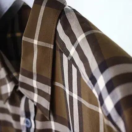 [BUNJANG] Burberry Nova Check Short Sleeve Shirt / 버버리 BURBERRY 정품 노바체크 반소매 셔츠