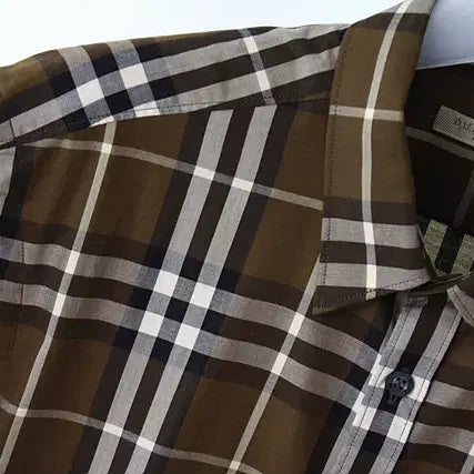 [BUNJANG] Burberry Nova Check Short Sleeve Shirt / 버버리 BURBERRY 정품 노바체크 반소매 셔츠
