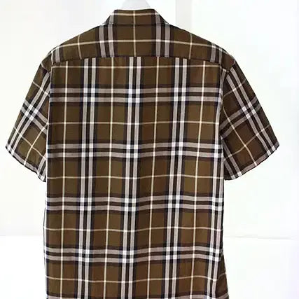 [BUNJANG] Burberry Nova Check Short Sleeve Shirt / 버버리 BURBERRY 정품 노바체크 반소매 셔츠