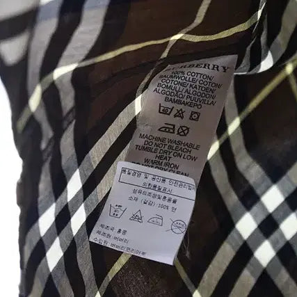 [BUNJANG] Burberry Nova Check Short Sleeve Shirt / 버버리 BURBERRY 정품 노바체크 반소매 셔츠