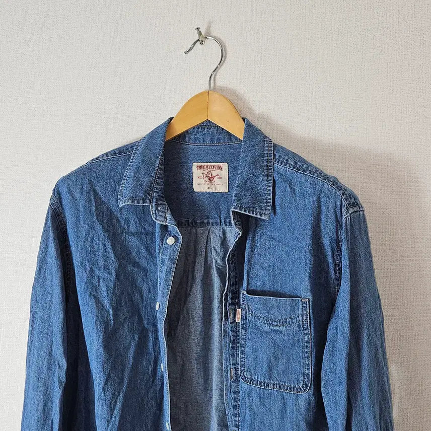 [SOLD OUT] 트루릴리전 데님 워크셔츠 블루 XL