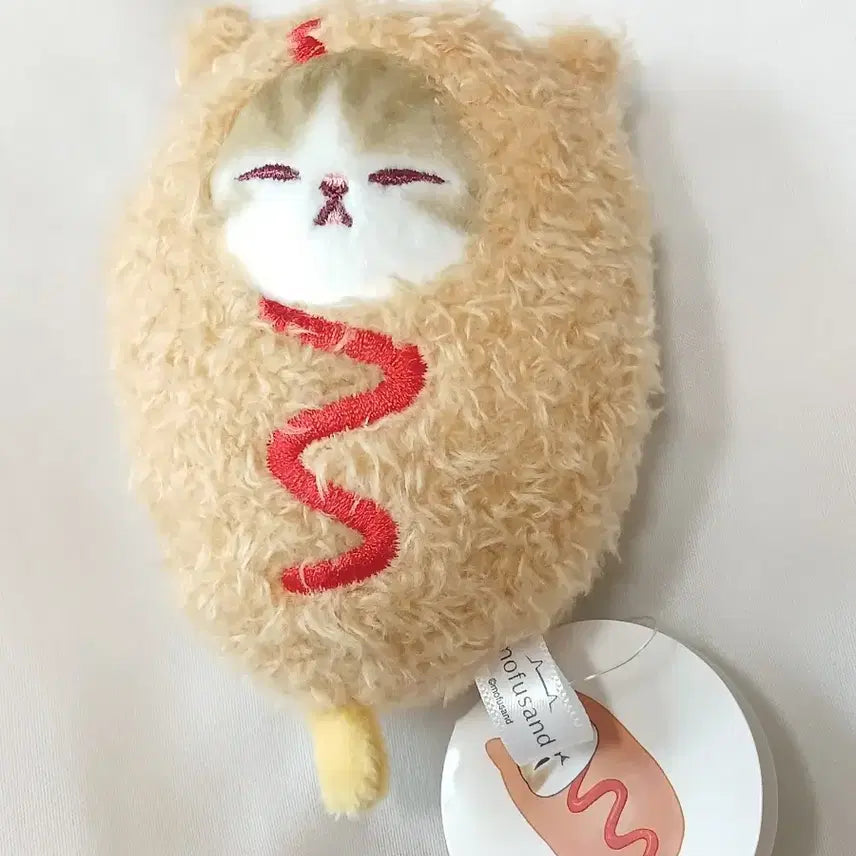 [BUNJANG] ( 키링 ) 모프샌드 고양이 핫도그 키링 / ( 키링 ) 모프샌드 고양이 핫도그 키링