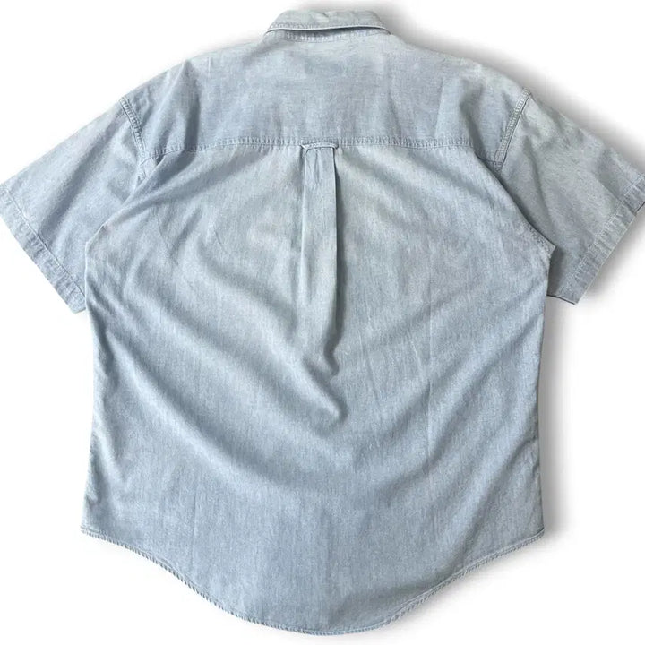 [BUNJANG] Chaps Ralph Lauren 90s Light Wash Denim Shirt L / 챕스 랄프로렌 90s 연청 데님셔츠 L