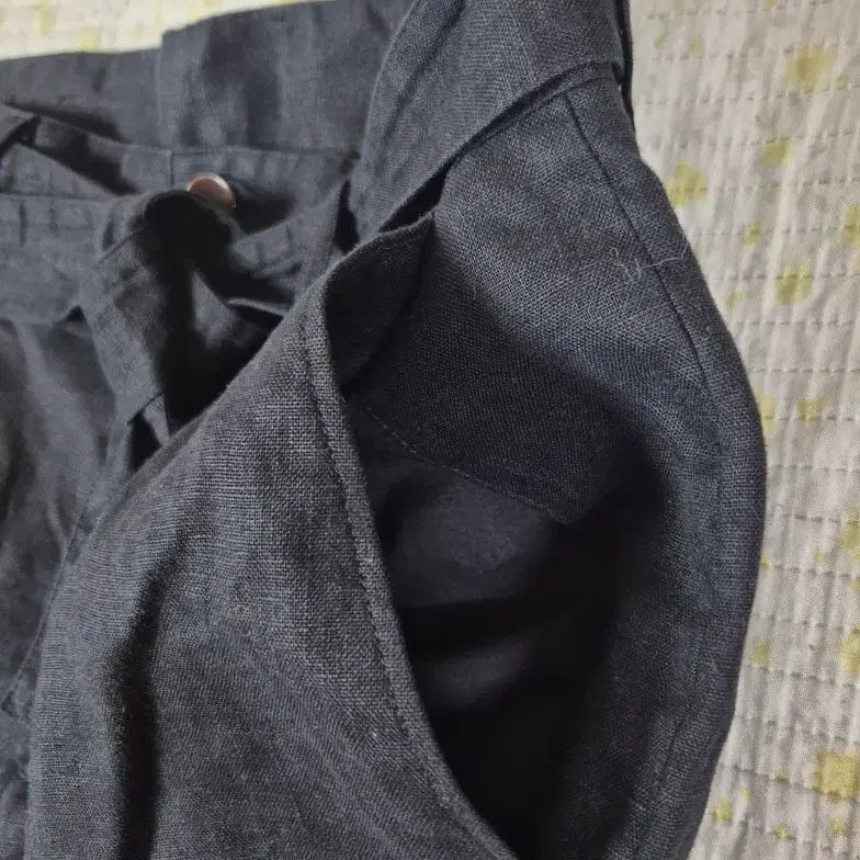 [BUNJANG] ZARA Men Linen Wide 8-Part Pants / 자라맨 린넨 와이드8부바지