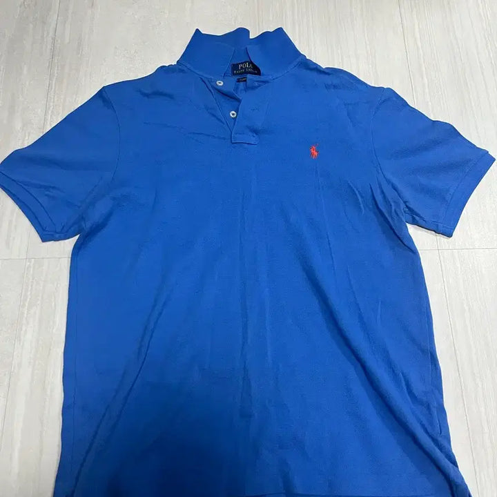 [BUNJANG] Polo Ralph Lauren Classic Fit Blue Polo Shirt / 폴로 랄프로렌 카라 반팔티셔츠 판매