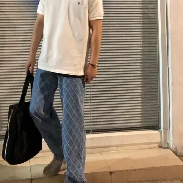 [SOLD OUT] 폴로 정품 pk티 큐알 화이트 커스텀슬림