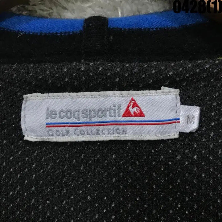 [BUNJANG] Le Coq Sportif Black Hooded Zip-up Jacket (M) / 르꼬끄 블랙 후드집업 m