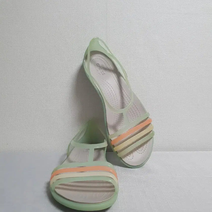 [BUNJANG] Crocs Isabella Jelly Strap Sandals Mint / 240mm 크록스 이사벨라 샌들 젤리 스트랩 민트 W7