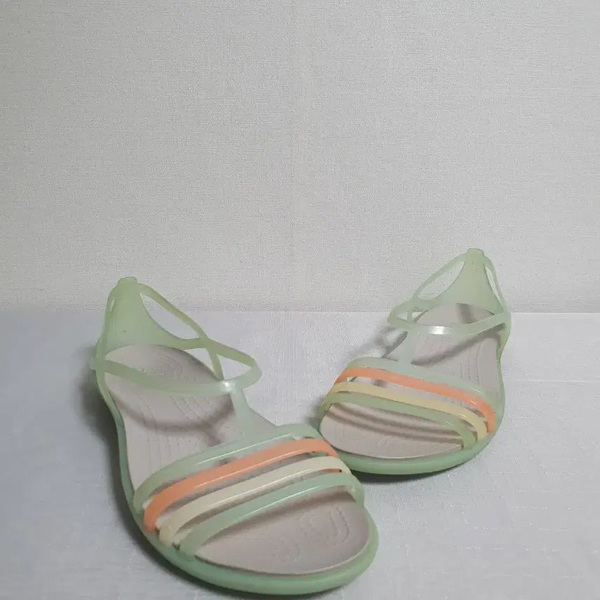 [BUNJANG] Crocs Isabella Jelly Strap Sandals Mint / 240mm 크록스 이사벨라 샌들 젤리 스트랩 민트 W7