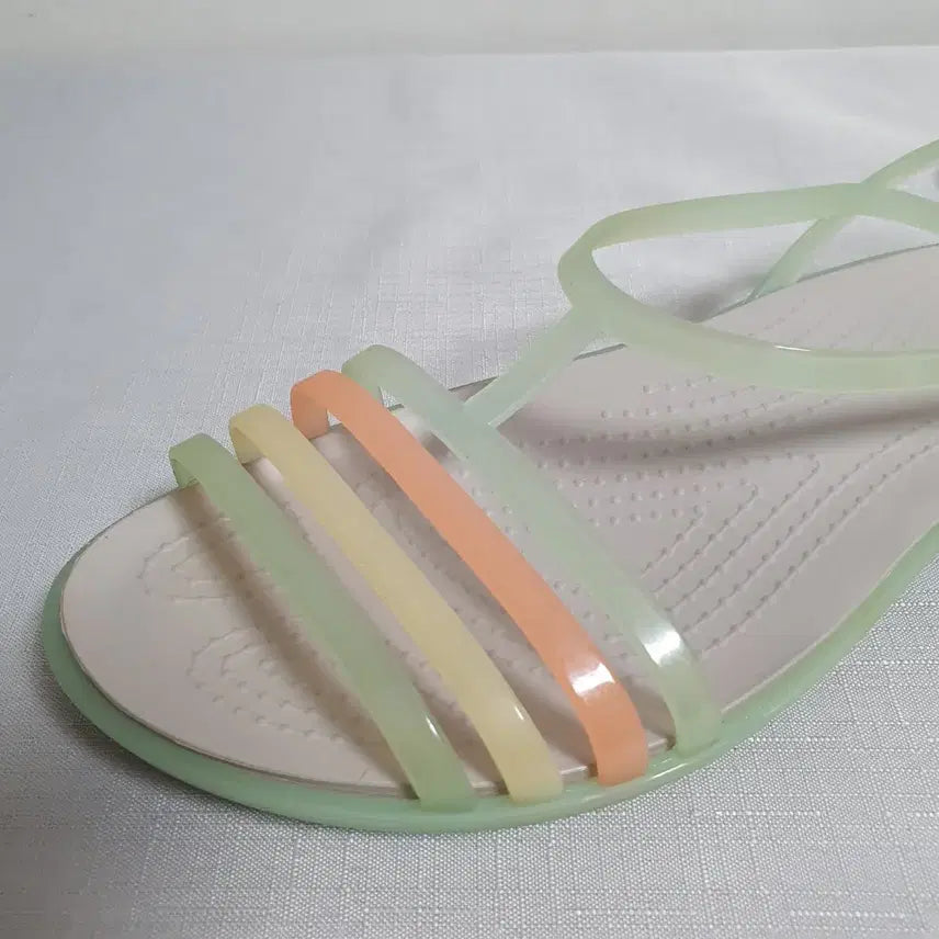 [BUNJANG] Crocs Isabella Jelly Strap Sandals Mint / 240mm 크록스 이사벨라 샌들 젤리 스트랩 민트 W7