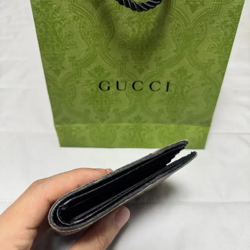 [BUNJANG] Gucci Snake Bi-fold Wallet / [정품] 구찌 스네이크 반지갑
