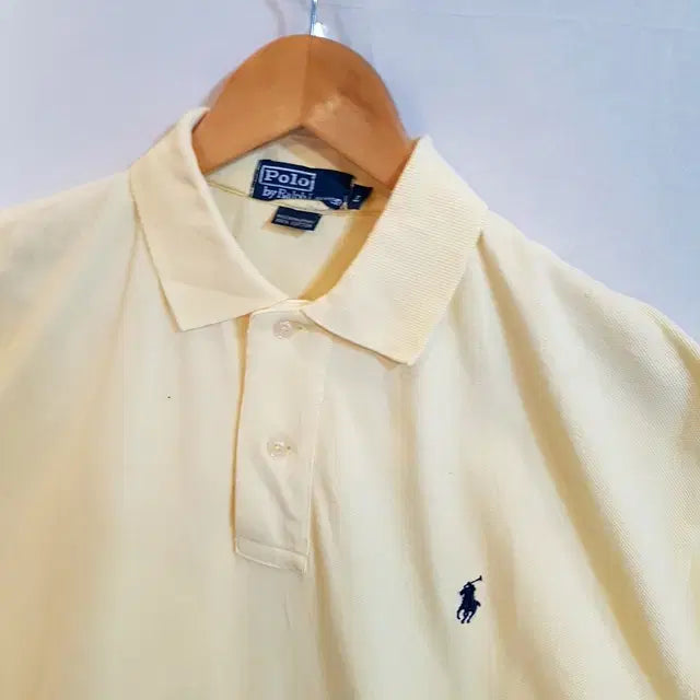 [BUNJANG] Polo Ralph Lauren Yellow T-shirt for Men / 폴로 랄프로렌 티셔츠 옐로우 남성용