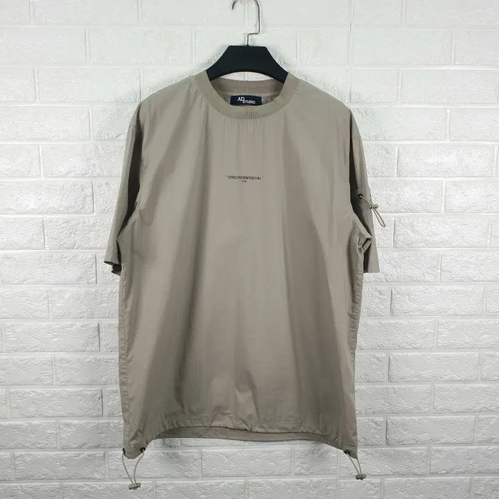 [BUNJANG] A.D Studio Woven Short Sleeve T-shirt / [100]에이디스튜디오 우븐 반팔티