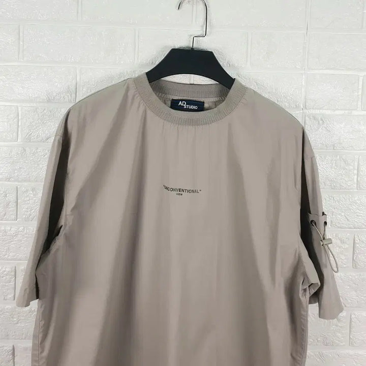 [BUNJANG] A.D Studio Woven Short Sleeve T-shirt / [100]에이디스튜디오 우븐 반팔티