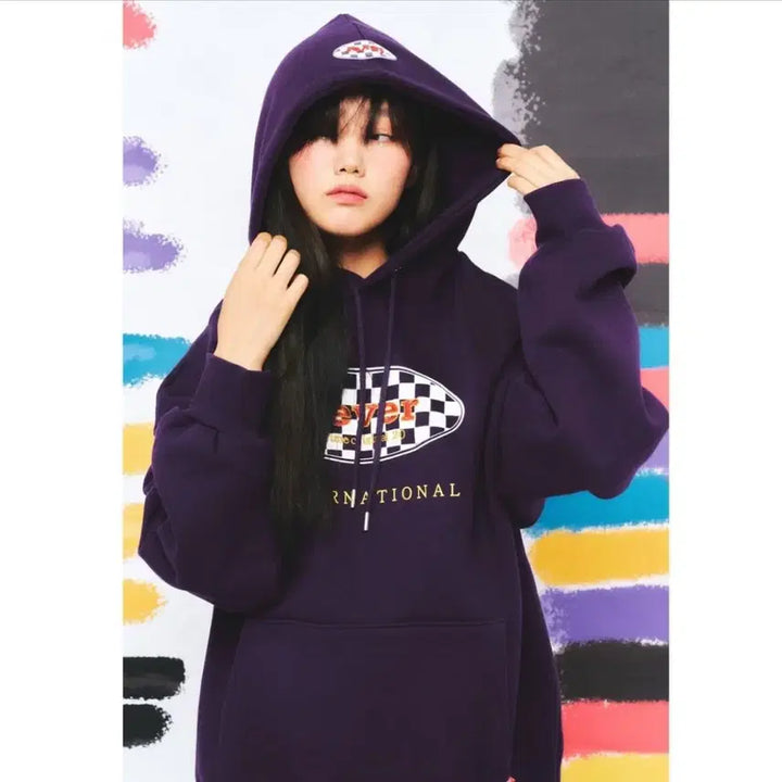 [BUNJANG] Fever Time Hoodie Purple L / 피버타임 후드티 퍼플 L