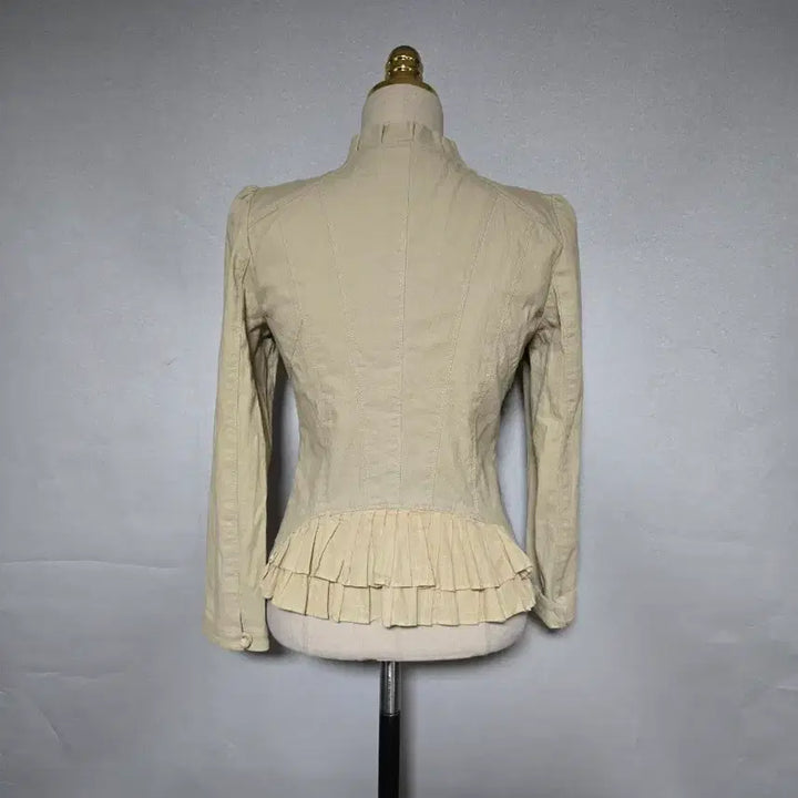 [BUNJANG] Pageblin Frill 7/8 Sleeve Short Jacket / 페이지플린 7부 프릴 숏자켓