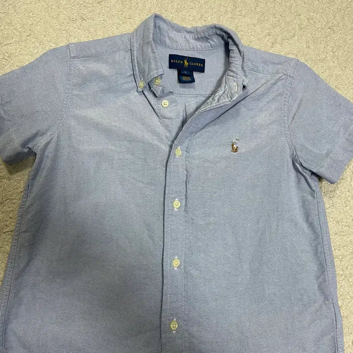 [BUNJANG] Polo Kids Short Sleeve Shirt (Size 5) / 폴로 키즈 아동 반팔 셔츠 5