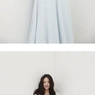 [BUNJANG] La Belle Blanc Sylphide Baby Blue Dress / 라벨르블랑 실피드 원피스 소라 베이비블루