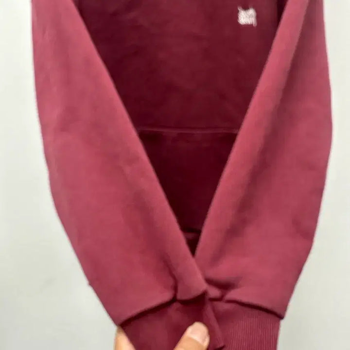 [SOLD OUT] [만원 아라비아빈티지]브라운브레스 버건디 후드티 90