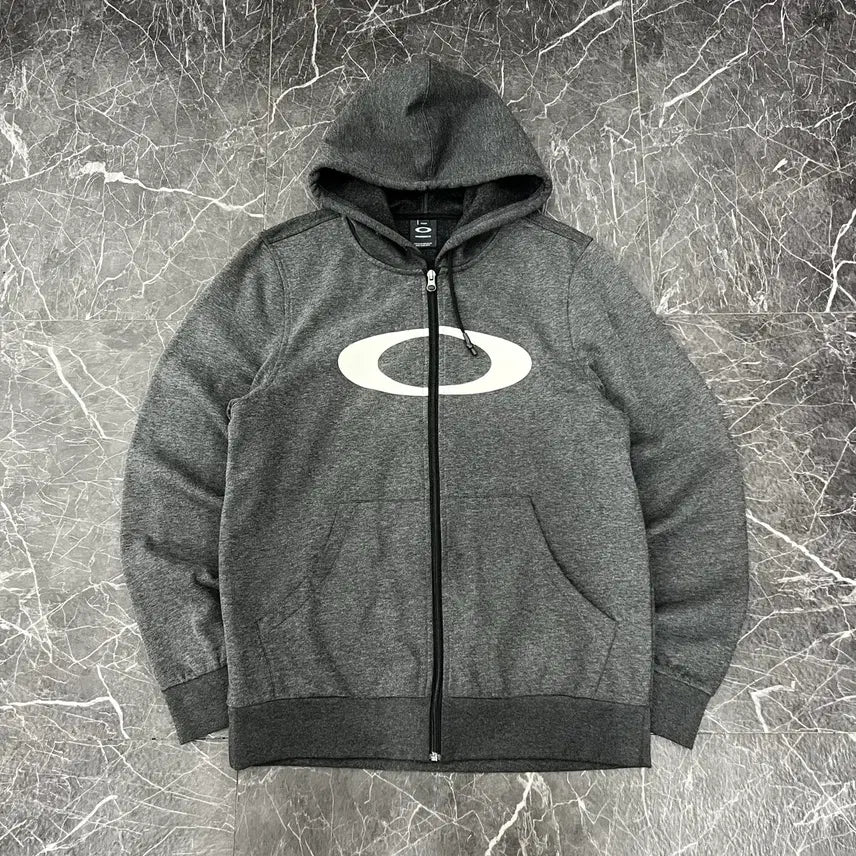 [SOLD OUT] 오클리 빅 아이콘 로고 스웻 후드집업