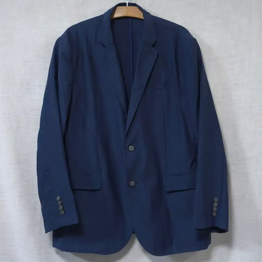 [SOLD OUT] 씨저스 속비치는 여름 마 린넨 투버튼 블레이저 정장 자켓 마이 110