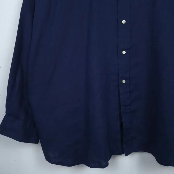 [SOLD OUT] [120-125] 폴로 랄프로렌 네이비 빅사이즈 린넨 셔츠
