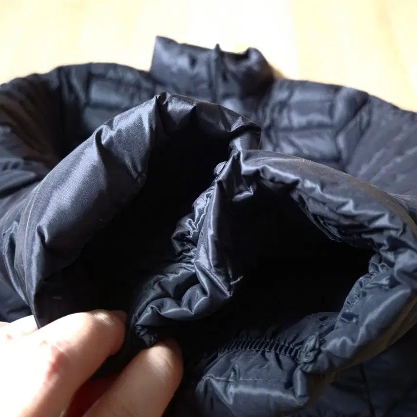 [BUNJANG] Black Goose Down Padded Jacket (Size 95) / (택달린새상품)검정색 구스다운 거위솜털80 깃털20 패딩 95사이즈