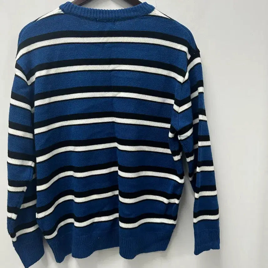[BUNJANG] Arabia Vintage Stripe Knit Sweater / [만원 아라비아빈티지] 1993 스트라이프 니트 블루 F