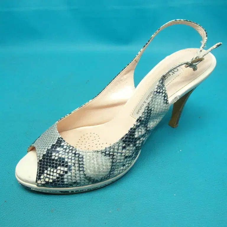 [BUNJANG] OEM Platform High Heel Sandals / 235/pu6-518/오브엠 플랫폼 하이힐 샌들 구두/구제특별시