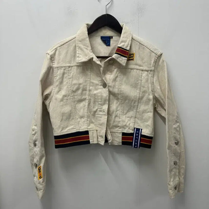 [BUNJANG] R.A.T.CRW Ivory Corduroy Jacket / [만원 아라비아빈티지] R.A.T.CRW 아이보리 코듀로이 자켓 95