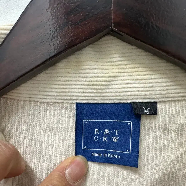 [BUNJANG] R.A.T.CRW Ivory Corduroy Jacket / [만원 아라비아빈티지] R.A.T.CRW 아이보리 코듀로이 자켓 95