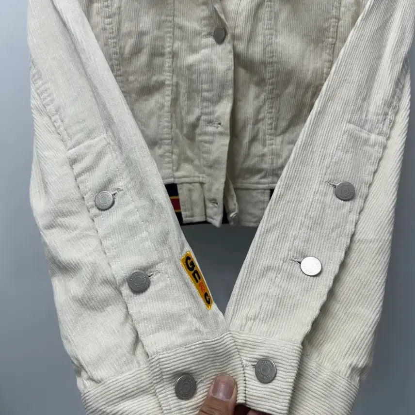 [BUNJANG] R.A.T.CRW Ivory Corduroy Jacket / [만원 아라비아빈티지] R.A.T.CRW 아이보리 코듀로이 자켓 95