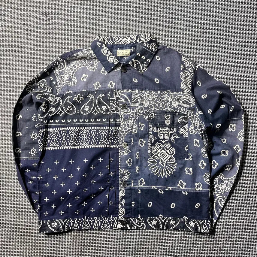 [BUNJANG] KAPITAL Paisley Pattern Shirt (XXL) / (새상품)KAPITAL 셔츠(XXL)