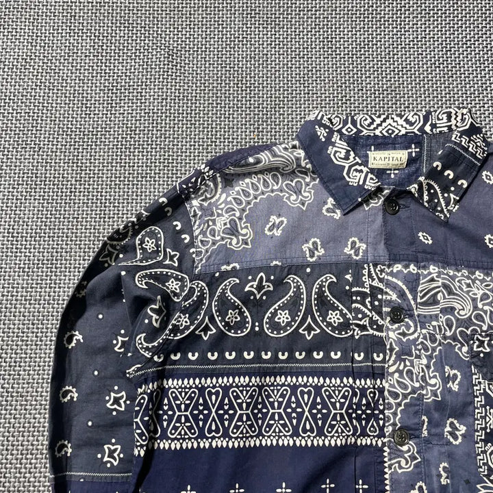 [BUNJANG] KAPITAL Paisley Pattern Shirt (XXL) / (새상품)KAPITAL 셔츠(XXL)