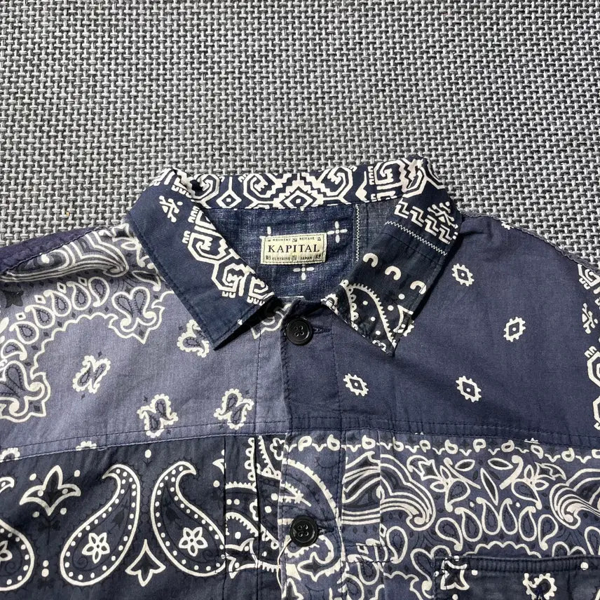 [BUNJANG] KAPITAL Paisley Pattern Shirt (XXL) / (새상품)KAPITAL 셔츠(XXL)