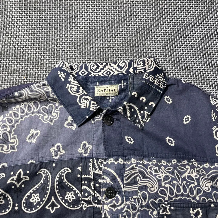 [BUNJANG] KAPITAL Paisley Pattern Shirt (XXL) / (새상품)KAPITAL 셔츠(XXL)