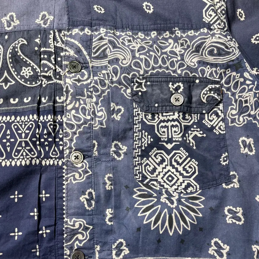 [BUNJANG] KAPITAL Paisley Pattern Shirt (XXL) / (새상품)KAPITAL 셔츠(XXL)