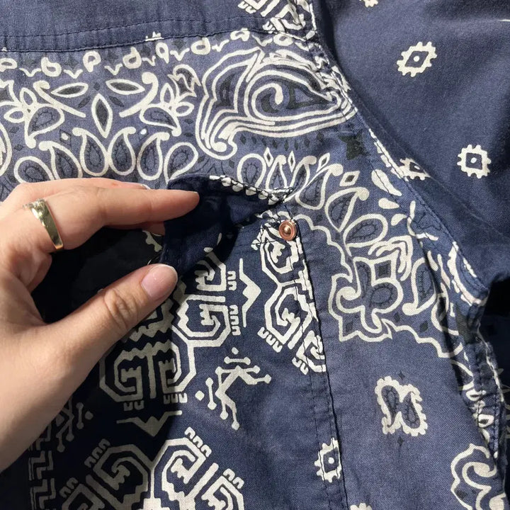 [BUNJANG] KAPITAL Paisley Pattern Shirt (XXL) / (새상품)KAPITAL 셔츠(XXL)